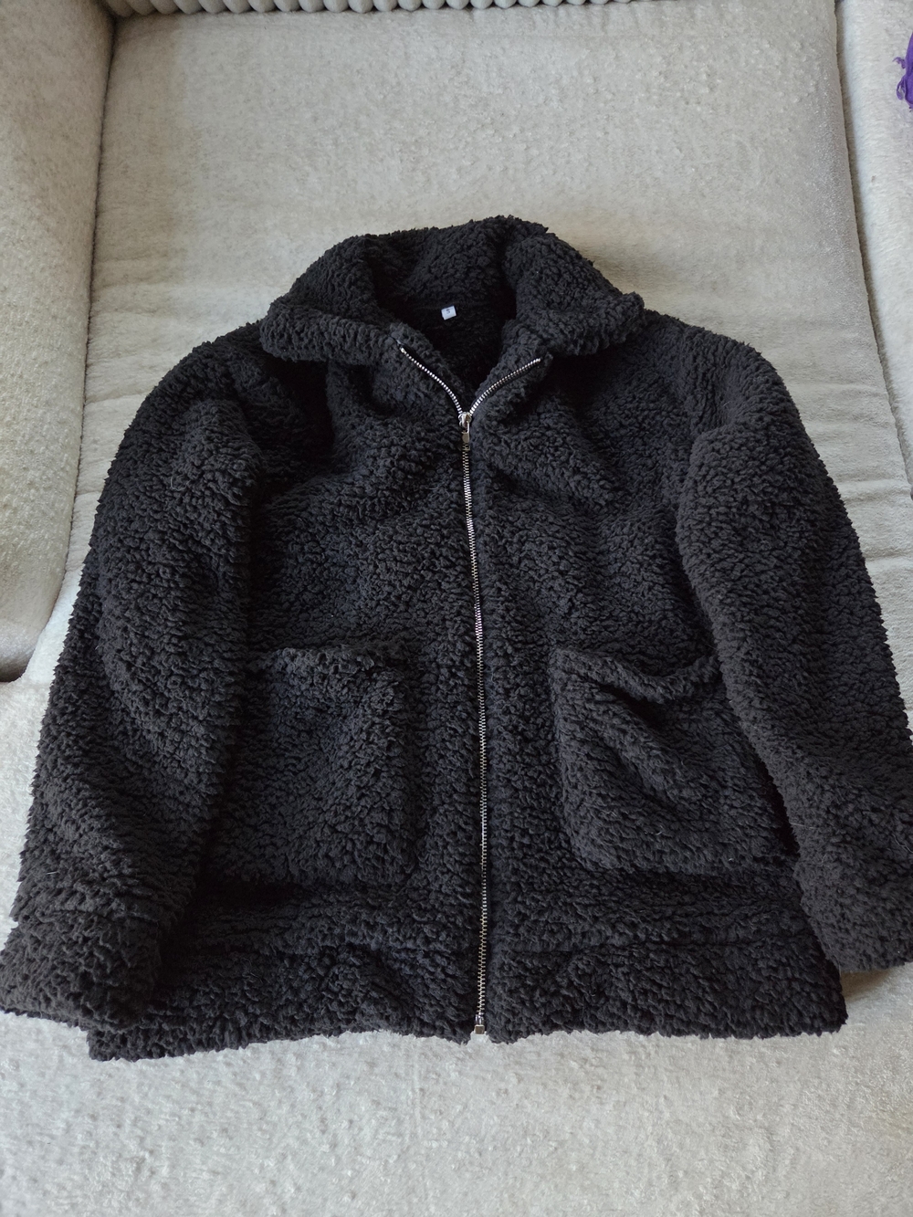 Black Faux Fur Jacket